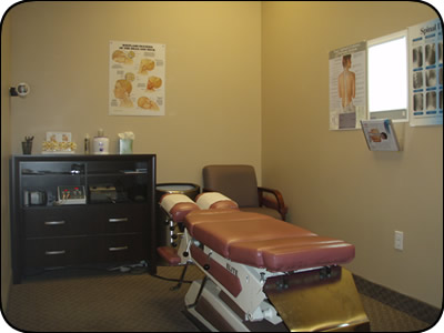 Parkway Chiropractic Adjusting Room