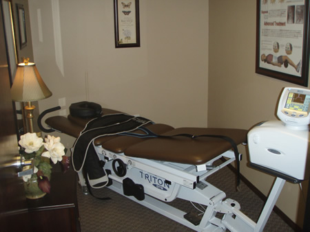 Parkway Chiropractic Spinal Decompression Room